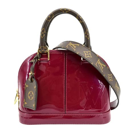 louis vuitton alma lisse leather satchel crossbody bag red|LOUIS VUITTON Alma Lisse Leather Satchel Crossbody Bag Red.